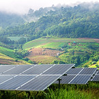 Solar Panels in Mountains