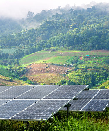 Solar Panels in Mountains