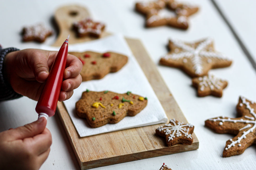 Decorating Gingerbread Cookies