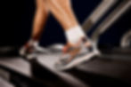Running on a treadmill
