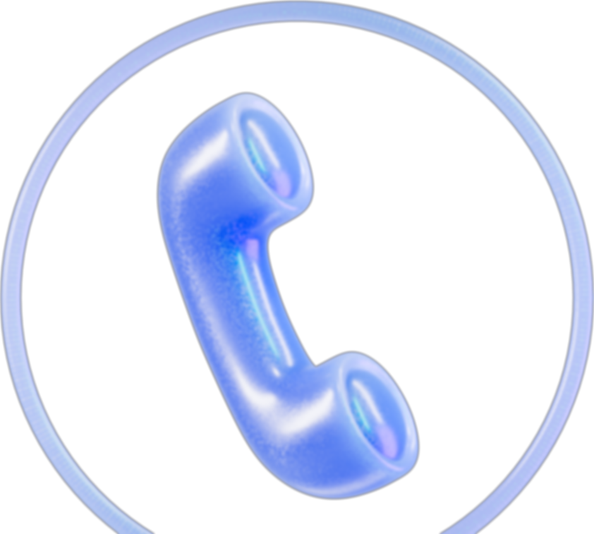 Blue Phone Icon