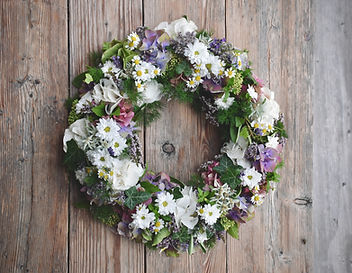Decoração de Coroa de Flores