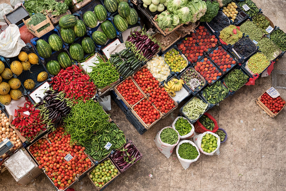 Marché du district turc
