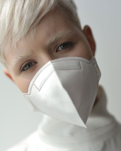 Woman Wearing Face Mask