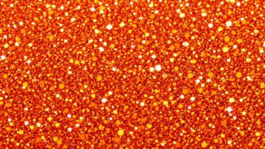 Orange Glitter Texture