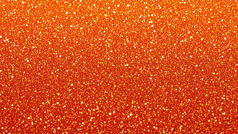 Orange Glitter Texture