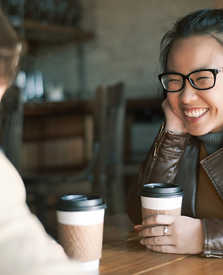 Friends Having Coffee