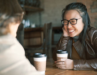 Friends Having Coffee