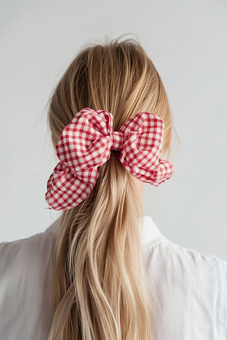 Woman With Hair Bow