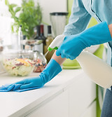 Cleaning the Counter