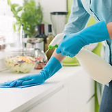 Cleaning the Counter