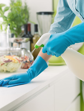 Cleaning the Counter