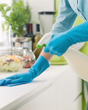 Cleaning the Counter