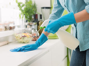 Kitchen Cleaning Scene