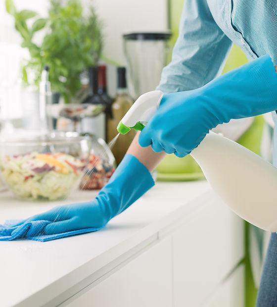 Cleaning the Counter