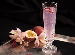 Passionfruit and Raspberry Cocktail