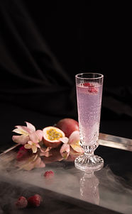 Passionfruit and Raspberry Cocktail