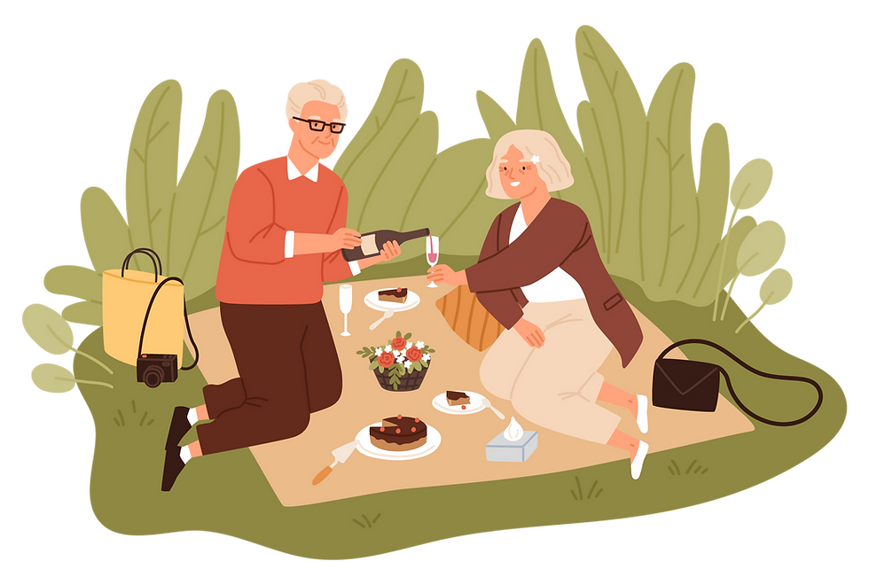 Couple Outdoor Picnic