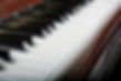 Close up of piano keys