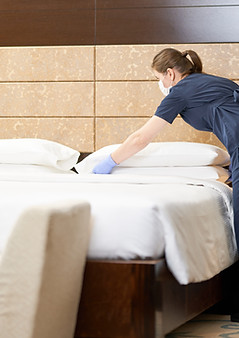 Cleaning Hotel Room