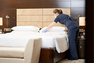 Nettoyage par le personnel de l'hôtel