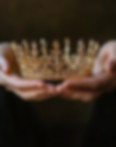 Golden Crown in Hands