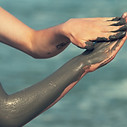 Applying Dead sea Mud