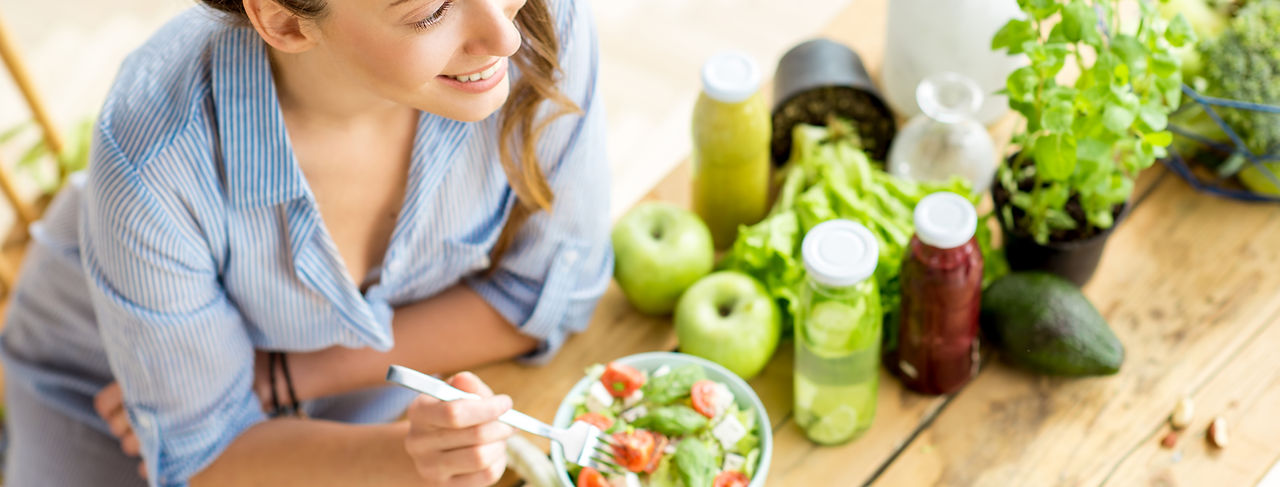 Salat mit Zutaten