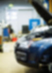 Car in a garage