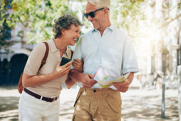 Tourist Couple with Map