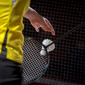 Serving a Shuttlecock