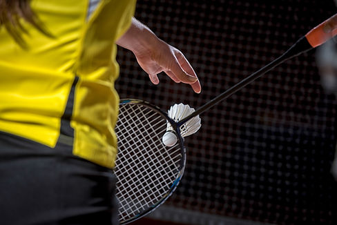 Serving a Shuttlecock
