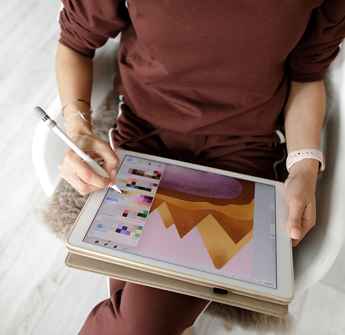 Dessin numérique sur une tablette