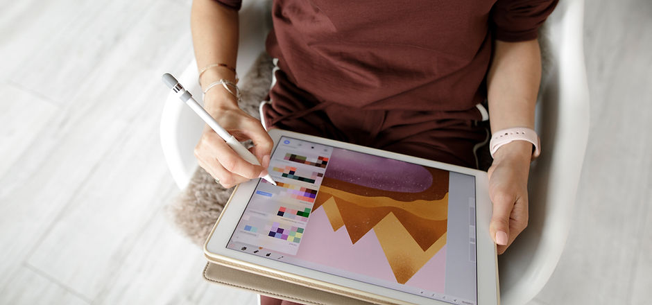 Diseñando en tableta