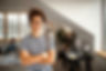 Man in modern office