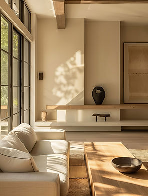 ミニマリストのリビングルーム