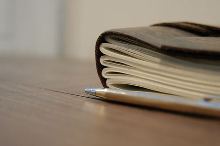 Cahier et stylo