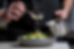 A Man Preparing a Salad