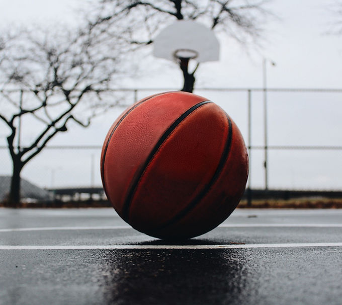 Basketball On Court