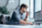 Businessman Working in Office