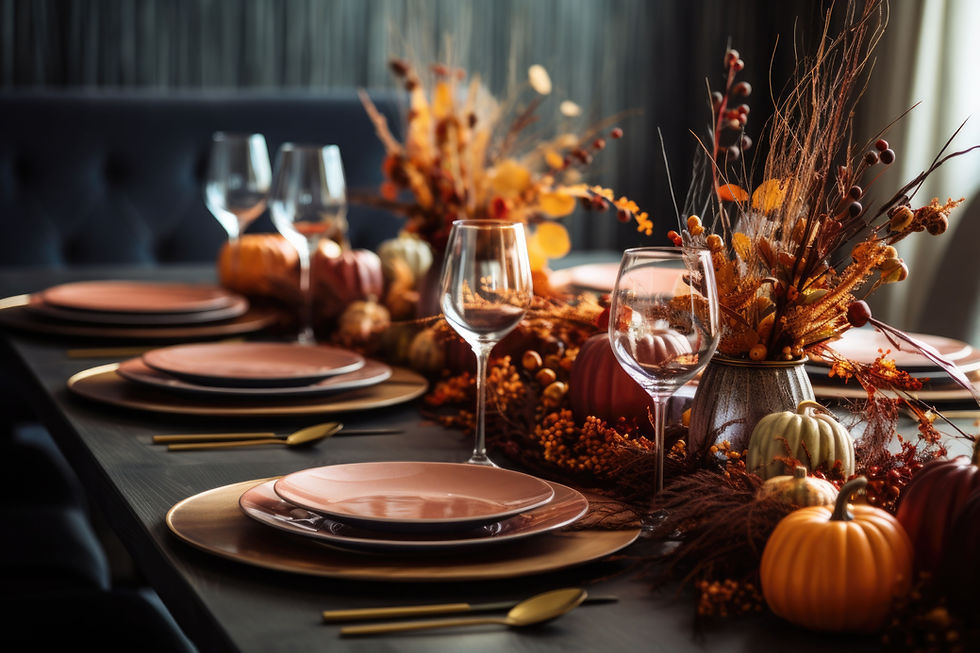 Thanksgiving-Tischdekoration