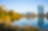 Buildings by Lake