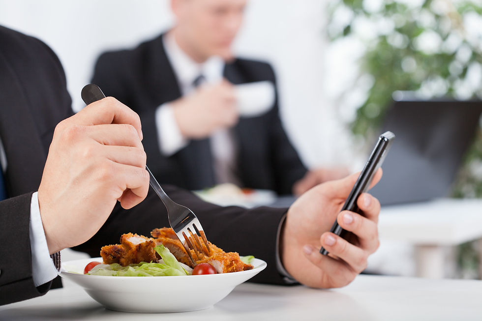 Business Lunch Scene