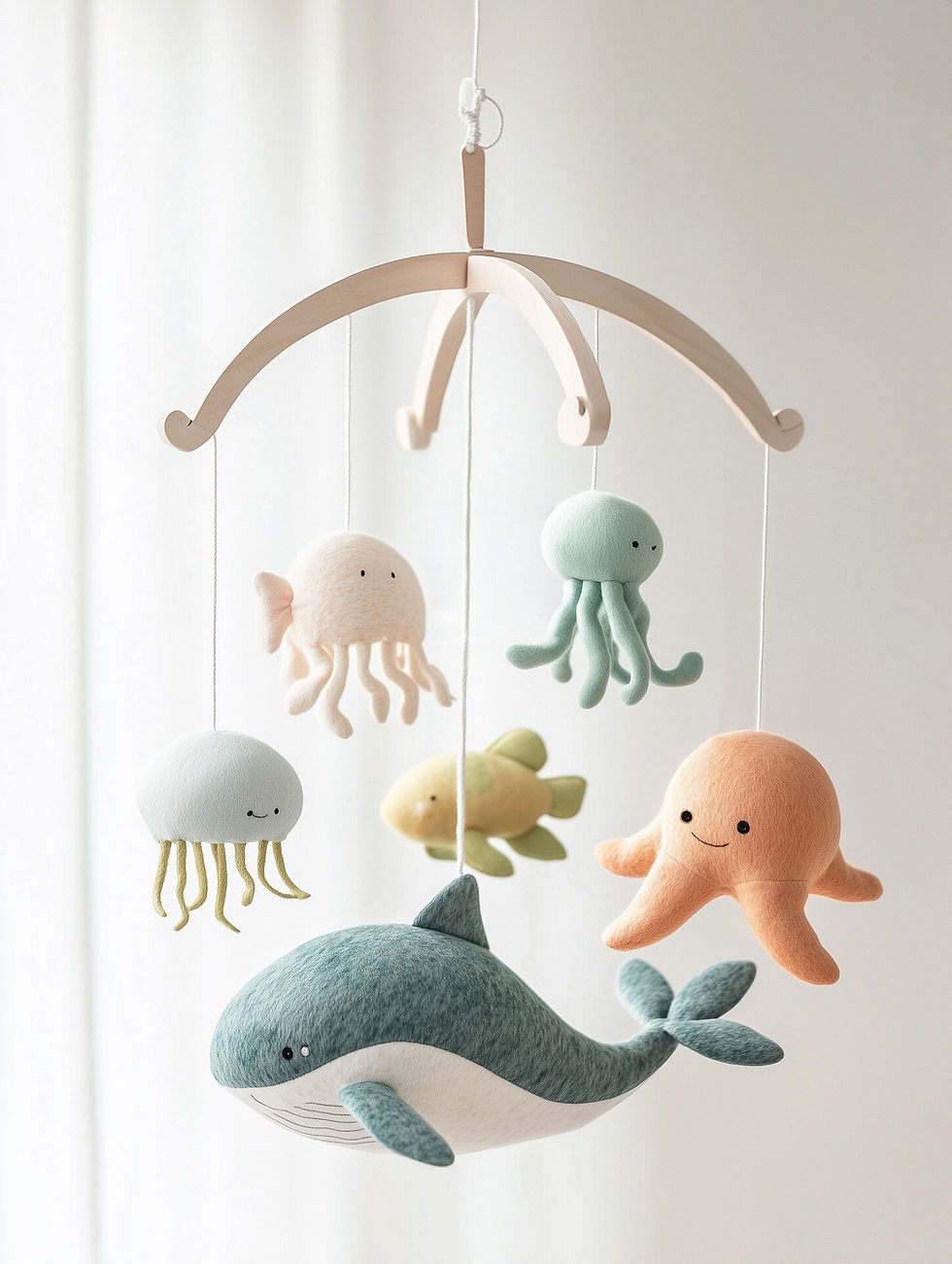 Ocean-Themed Baby Mobile