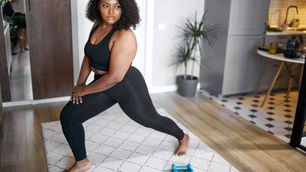 Woman exercising