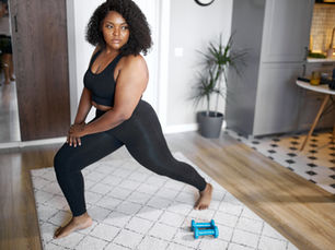 Woman exercising