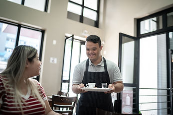 Waiter Serving Coffee