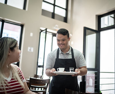 Waiter Serving Coffee