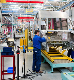 Fabbrica di produzione di auto
