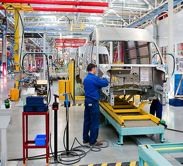 Fábrica de fabricação de automóveis